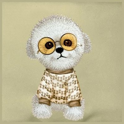 3. Torba na ramię Nimmy Crossbody Glasses Cool Dog - zielona
