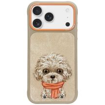 Etui Nimmy Big Eyed Pet 2.0 Dog do iPhone 17 Pro Max - beżowe