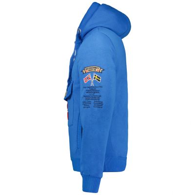 5. Bluza Geographical Norway Gymclass EO DB 100 M WU6582H/GNO-Royal Blue