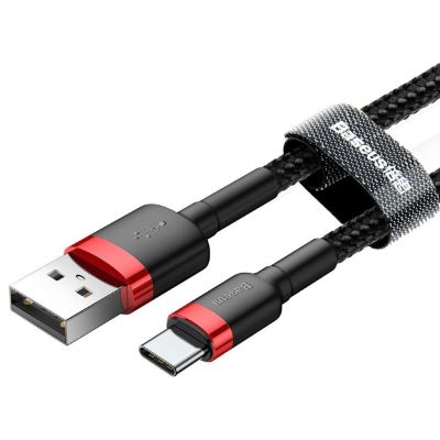 14. BASEUS KABEL CAFULE 2A 2M (CZERWONO-CZARNY)