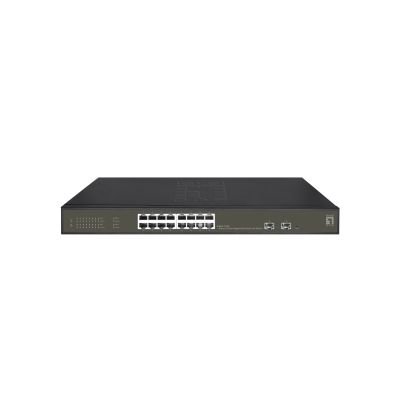 5. Przełącznik LevelOne Hilbt GB/SL PoE+ 18-portowy 19" 230W 1Gbps