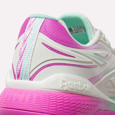 6. Sneakersy Reebok NANO X5 EDGE CHALK/VIRTUAL PINK/ATOMIC AQUA (100249420)