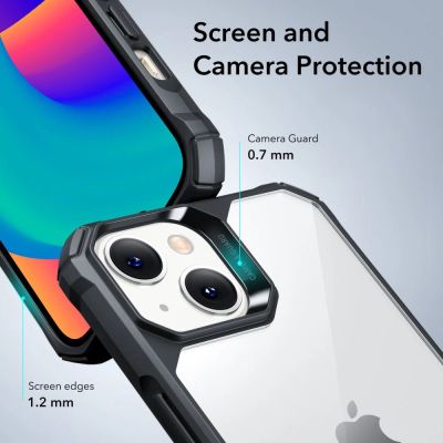 3. Etui ESR Air Armor na iPhone 14 Plus - przezroczysto-czarne