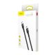 13. Kabel Baseus CATKLF-HG1 USB-C - USB-C PD QC 60W 3A 480Mb/s 2m - czarno-szary