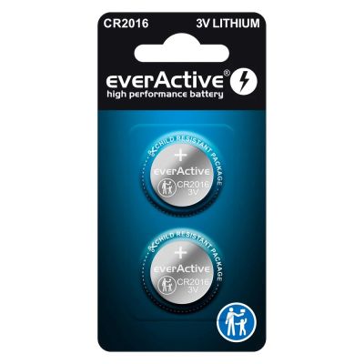 EVERACTIVE BATERIE LITOWE MINI CR2016 BLISTER 2 SZT. CR20162BL