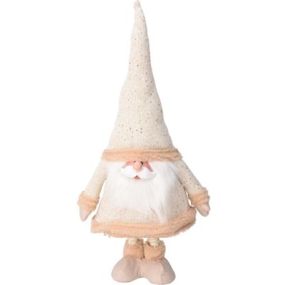 13. MIKOŁAJ NA TELESKOPOWYCH NOGACH 30X18X100CM ZŁOTY