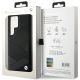 8. Etui BMW Signature Leather Crossing Lines Pattern na Samsung Galaxy S24 Ultra - czarne