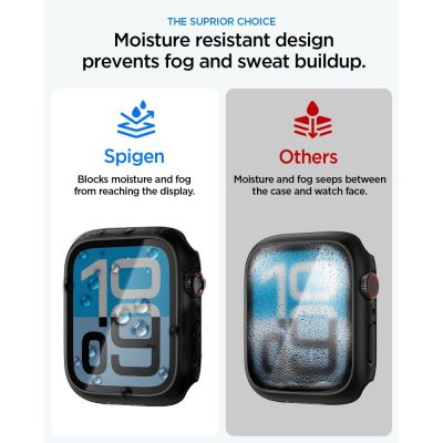 5. Etui Spigen Thin Fit 360 na Apple Watch 44 mm - czarne