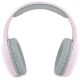 3. Słuchawki nauszne Bluetooth Hello Kitty Metal Logo - różowe