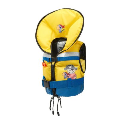 2. Kamizelka ratunkowa dla dzieci AQUARIUS PIRAT żółto/niebieska 15-30 kg
