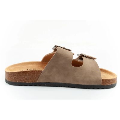 4. Lee Cooper buty laczki damskie klapki wsuwane khaki wygodne lekkie