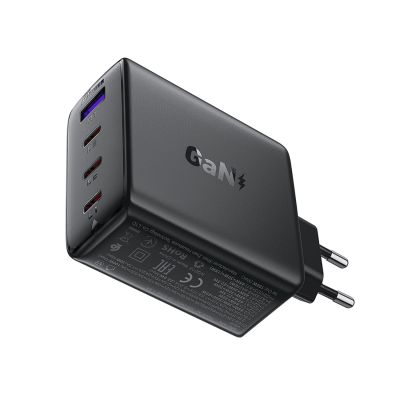 2. Ładowarka Acefast A94 sieciowa GaN2 USB-A / 3x USB-C PD 100W - czarna