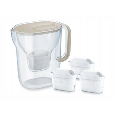 Dzbanek Brita Essential XL+3 wkłady (piaskowy)