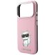 7. Etui Karl Lagerfeld Smooth Choupette Sketch MagSafe do iPhone 18 Pro / 17 Pro - różowe