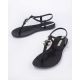 4. Ipanema Sandal Class sandały japonki damskie modne czarne ze złotym