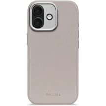 Etui Decoded Leather Backcover MagSafe na iPhone 17 - beżowe