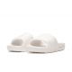 9. Klapki damskie/męskie adidas Adilette 22  Crystal White z wygodną profilowaną podeszwą białe (HQ4672)