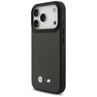 2. Etui BMW M Kevlar Matt MagSafe na iPhone 17 Pro - czarne