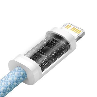 6. Kabel Baseus Dynamic Series 20W USB-C - Lightning 1m - niebieski