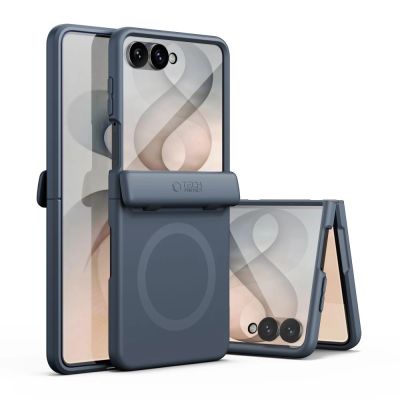2. Etui Tech-Protect Kevlar Aura MagSafe na Samsung Galaxy Z Flip 8 - granatowe