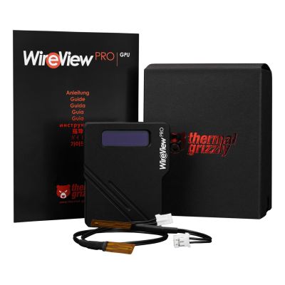8. Termiczna karta graficzna Grizzly WireView Pro, 1x12VHPWR - odwrócona