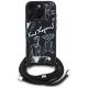 2. Etui Karl Lagerfeld Crossbody Grained Pattern & Logo do iPhone 16 Pro Max - czarne