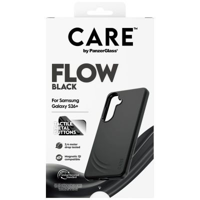 3. Etui CARE by PanzerGlass Flow Black Qi na Samsung Galaxy S26+ - czarne