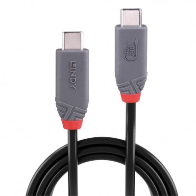 2. Lindy 36958 kabel USB USB4 Gen 3x2 2 m USB C Czarny