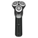 9. Philips X5004/00 maszynka do golenia Golarka rotacyjna Przycinarka Czarny, Srebrny