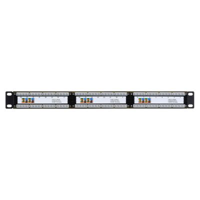 3. Q-LANTEC Patch panel UTP kat.6, 24 porty złącza LSA 1U