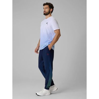 4. T-shirt regular z nadrukiem męski 4F 4FRSS26TTSHM4040-33A