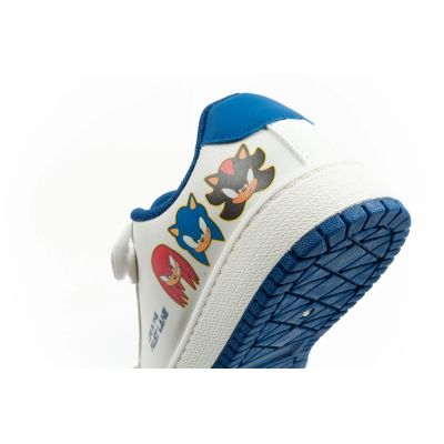 7. Leomil buty sportowe dziecięce tenisówki Sonic lekkie na rzep białe