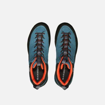 5. Buty turystyczne Garmont Dragontail WP - coral blue/fiesta red
