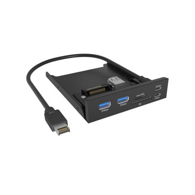 2. ICY BOX IB-HUB1419-i3 8,89 cm (3.5") Czarny