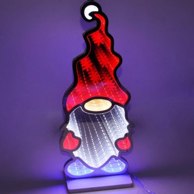2. DEKORACJA LUSTRZANA Z DIODAMI LED EFEKT INFINITY MIRROR KRASNAL