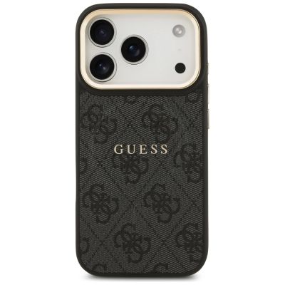 3. Etui Guess 4G PU Classic Logo MagSafe na iPhone 17 Pro - czarne