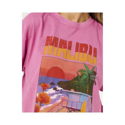 3. Koszulka damska RIP CURL Hayley O Heritage Tee różowa