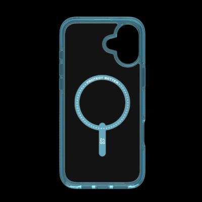 2. Etui ZAGG Santa Cruz Snap MagSafe na iPhone 16 Plus - niebieskie
