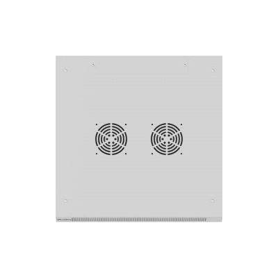 4. LANBERG SZAFA INSTALACYJNA RACK WISZĄCA 19" 9U 600X600 SZARA DRZWI PERFOROWANE (FLAT PACK)