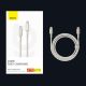 14. Kabel Baseus Tungsten Gold USB-C / USB-C 100W 2m - złoty
