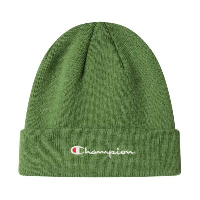 4. Czapka dla dzieci Champion Beanie Cap zielona 806070 GS149