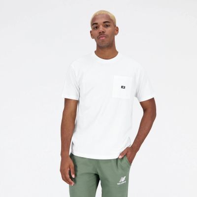 6. Koszulka New Balance t-shirt Essentials Reimagined Cott M MT31542WT