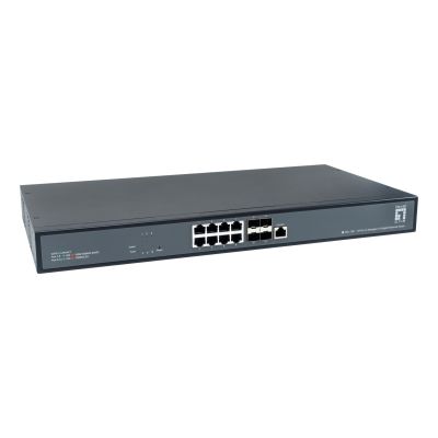 7. LevelOne XEL-1291 Zarządzany L3 10G Ethernet (100/1000/10000) 1U Czarny