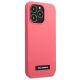 4. Etui Karl Lagerfeld Silicone Plaque na iPhone 13 Pro / iPhone 13 - fuksjowy