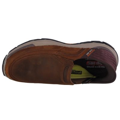 3. Skechers Slip-Ins Respected - Elgin 204810-CDB Brązowe 39,5