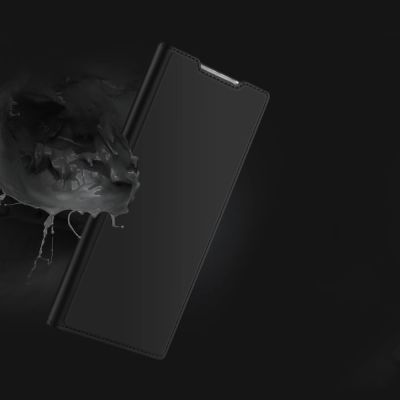 14. Dux Ducis Skin Pro kabura etui pokrowiec z klapką Samsung Galaxy S22 Ultra złoty