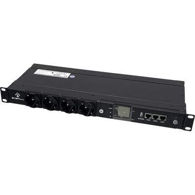 Listwa zasilająca SMART RACK 19" 1f - 8xC13+4xCEE7/5 monitoring środowiskowy i energii AVIZIO POWER