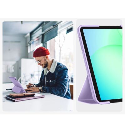 7. Etui TechProtect SmartCase na Samsung Galaxy Tab A9 / A11 8.7 X110 / X115 / X133 / X135 - fioletowe