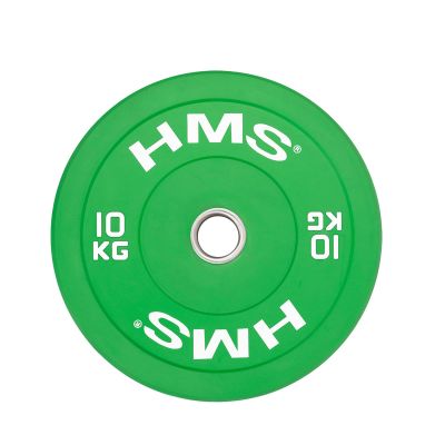 39. Talerz olimpijski HMS GREEN BUMPER 10 kg CBR10 