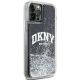 4. Etui DKNY Liquid Glitter Big Logo na iPhone 12 Pro/12 - czarne